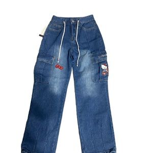 Hello kitty cargo jeans